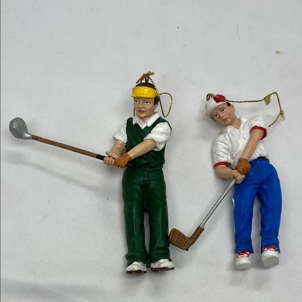 Two Golfers Christmas Silvestri Ornaments
